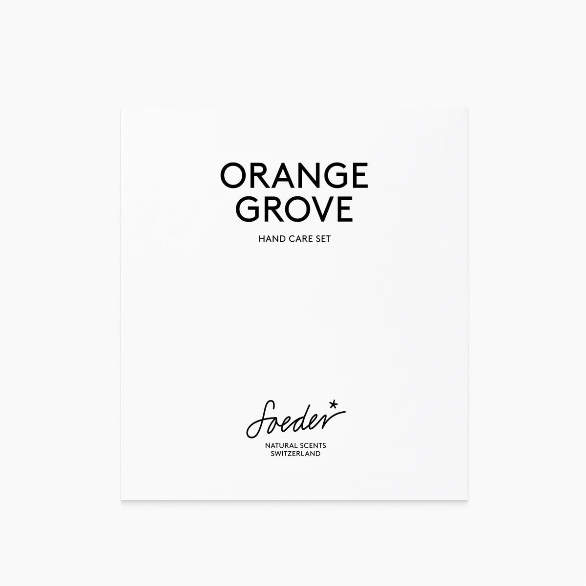Orange Grove Hand Care Set, gavesett for hender fra Soeder