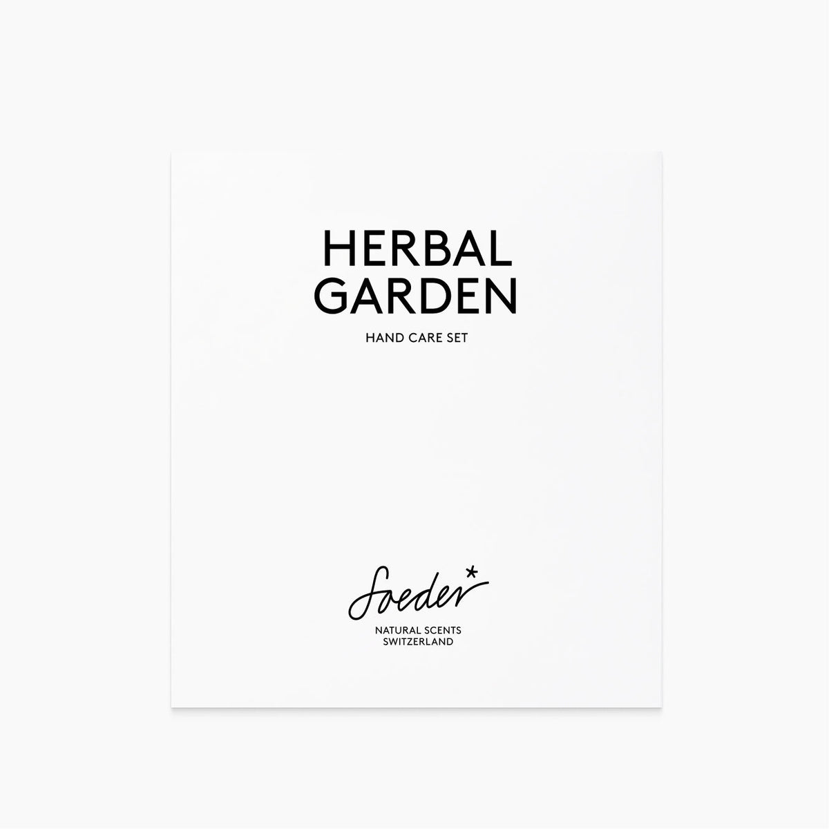 Herbal Garden Hand Care Set, gavesett for hender fra Soeder