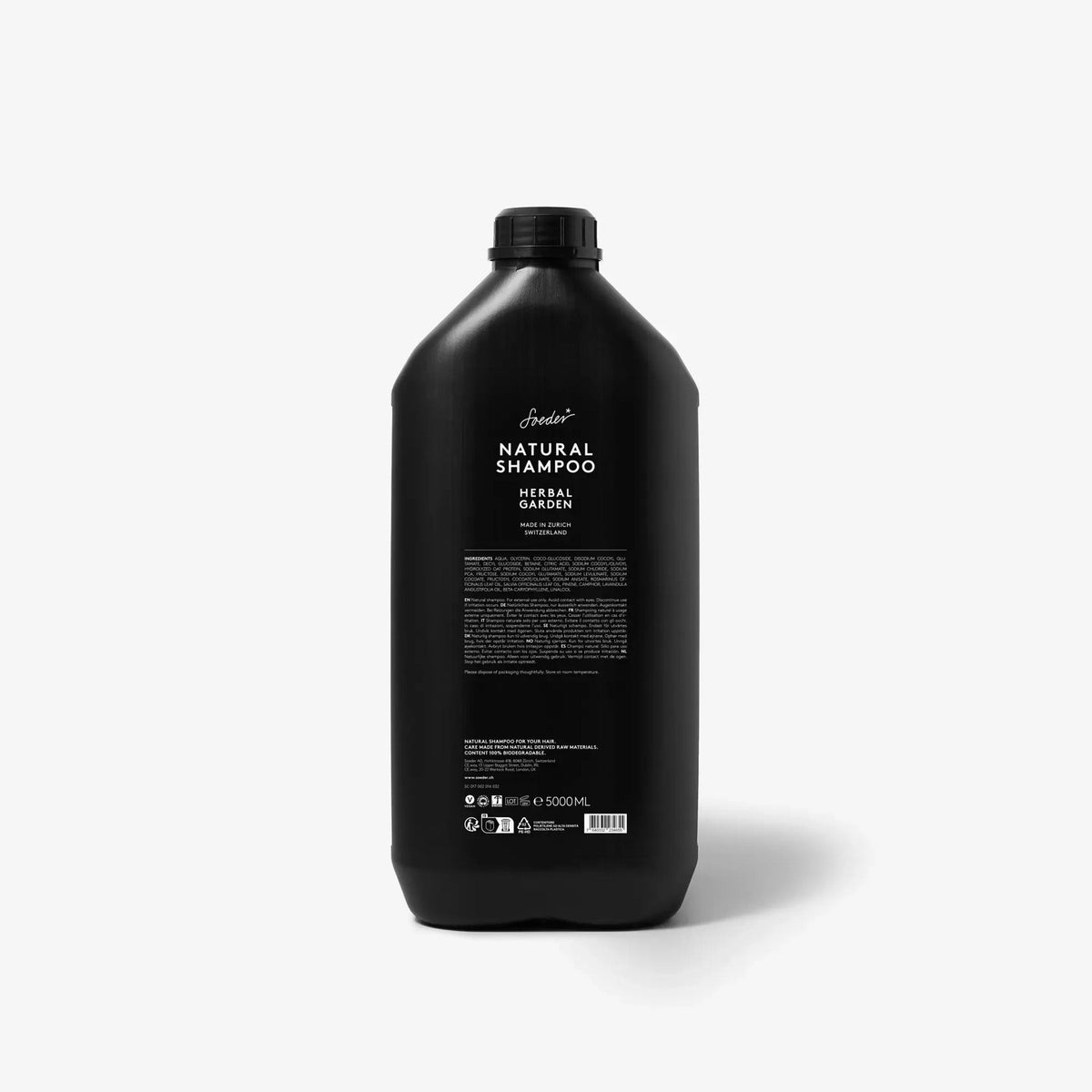 Herbal Garden Shampoo 5000ml, naturlig sjampo fra Soeder