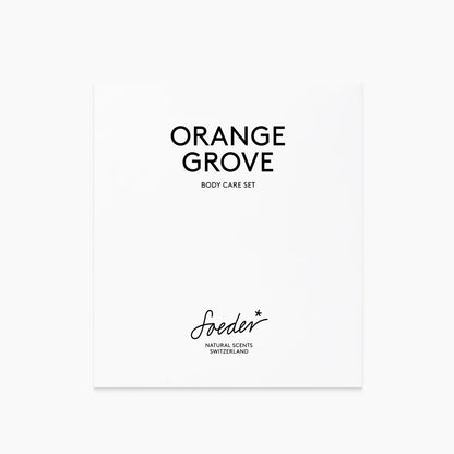 Orange Grove Body Care Set, gavesett for kropp fra Soeder