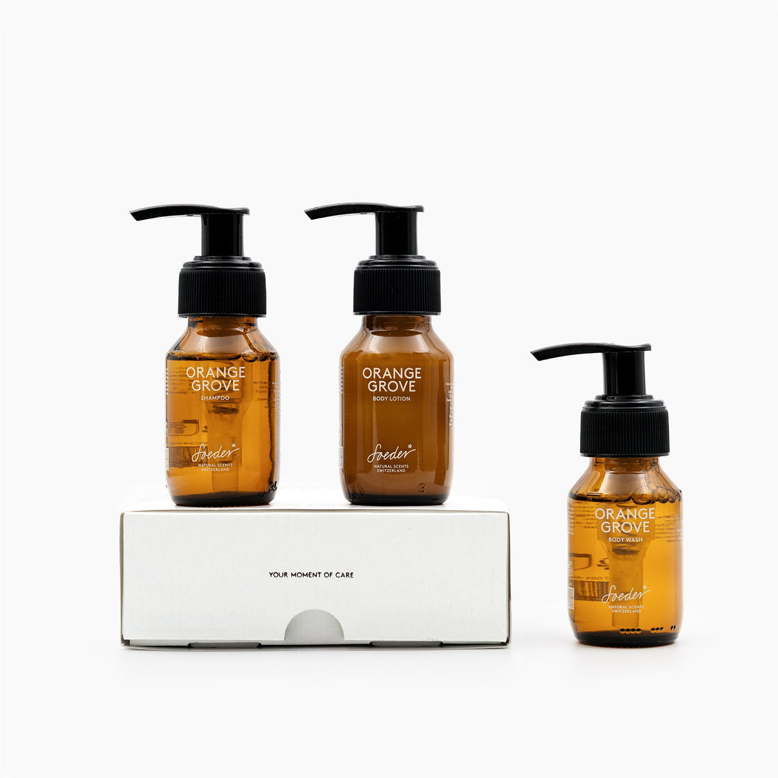 Orange Grove Travel Set, reisesett fra Soeder