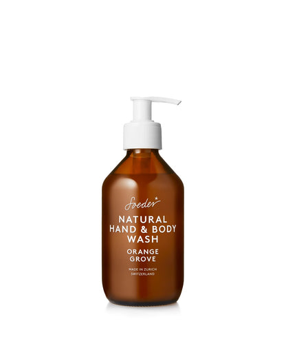 Naturlig hånd og kropp vask Orange Grove 250ml - Soeder Norge